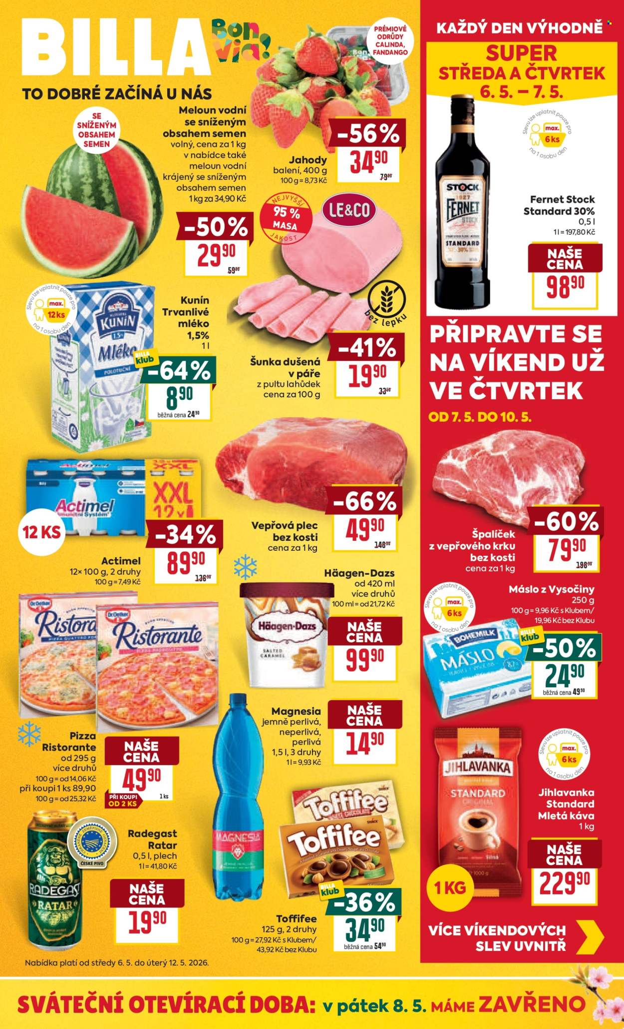 Leták BILLA - 6.5.2026 - 12.5.2026. Strana 1