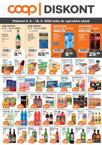 Leták coop DISKONT - 6.5.2026 - 19.5.2026.