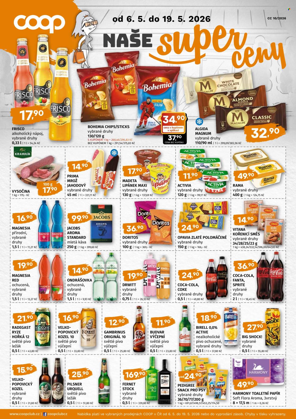 Leták coop JEDNOTA - 6.5.2026 - 19.5.2026. Strana 1