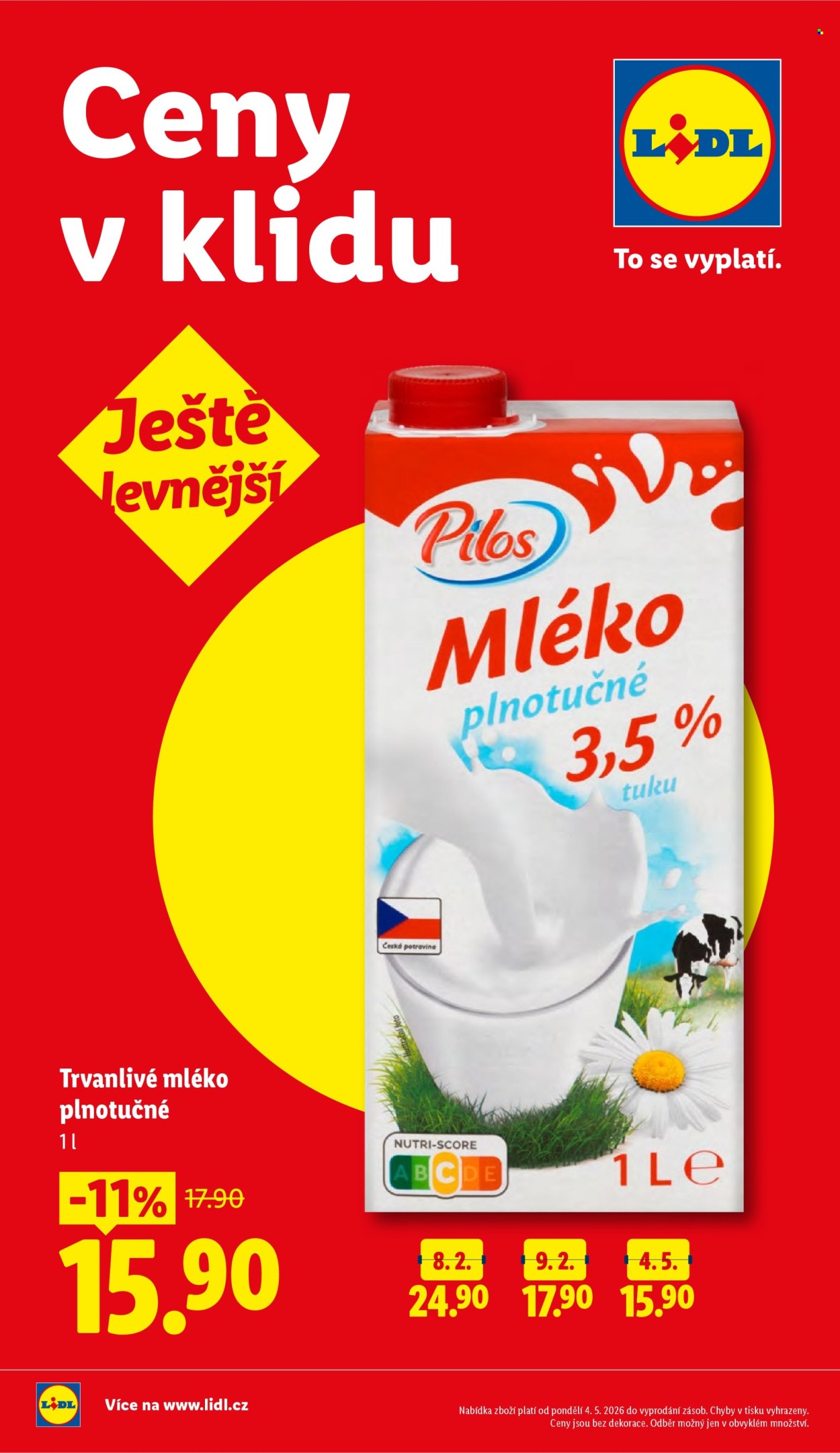 Leták Lidl - 14.5.2026 - 17.5.2026. Strana 4
