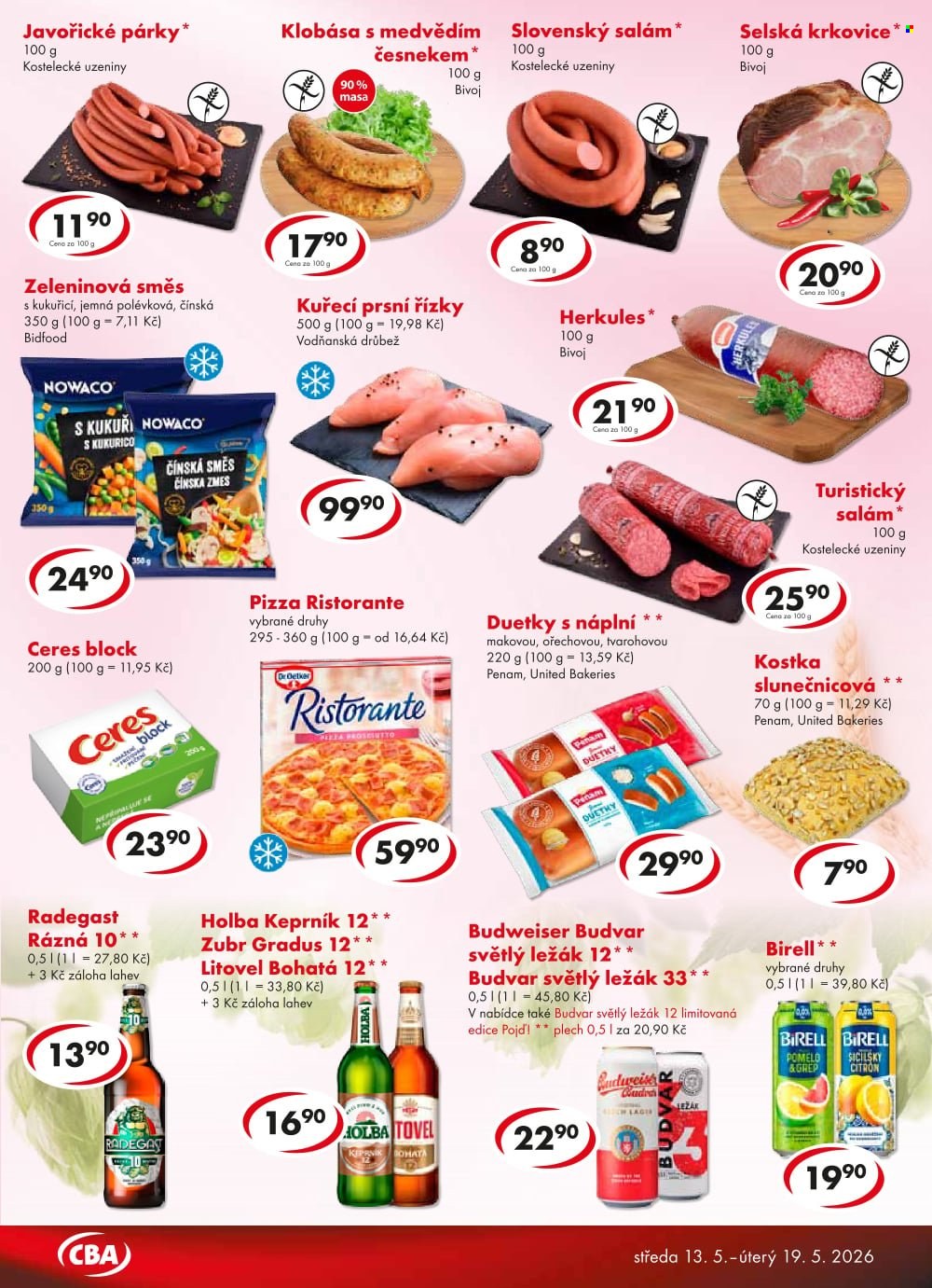 Leták CBA Premium - 13.5.2026 - 19.5.2026. Strana 3