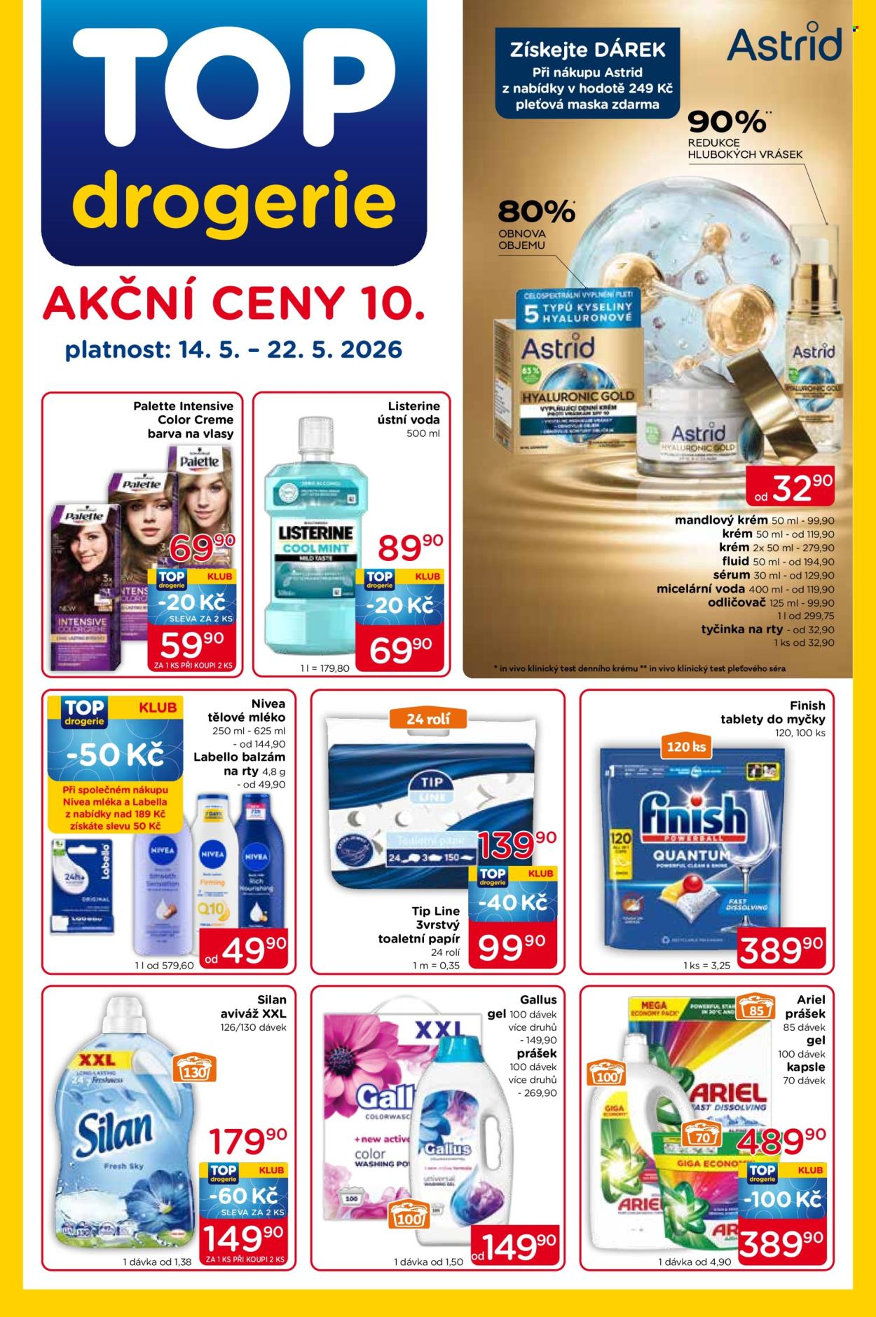 Leták TOP drogerie - 14.5.2026 - 22.5.2026. Strana 1