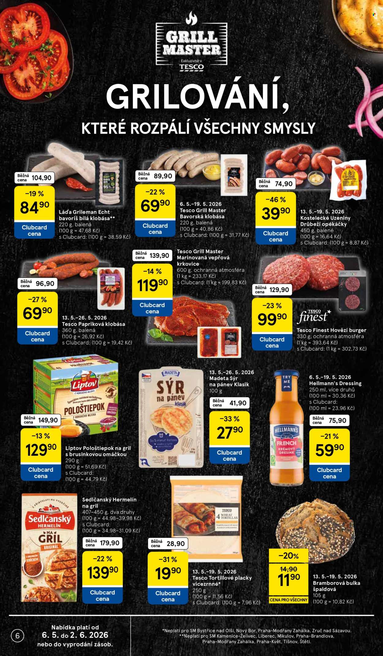 Leták TESCO supermarket - 13.5.2026 - 19.5.2026. Strana 6