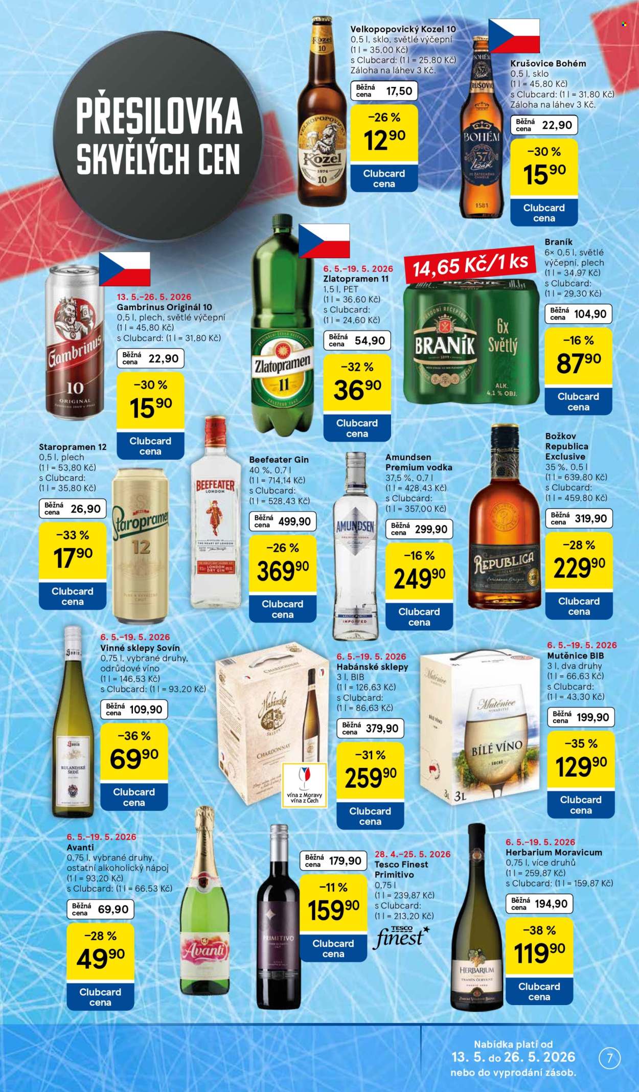 Leták TESCO supermarket - 13.5.2026 - 19.5.2026. Strana 7