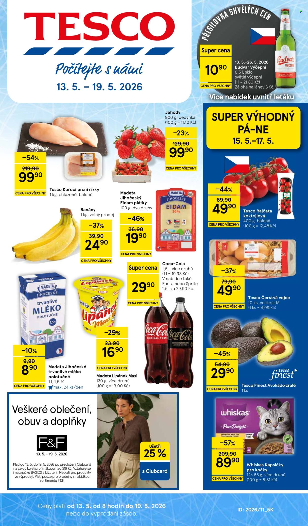 Leták TESCO - 13.5.2026 - 19.5.2026. Strana 1