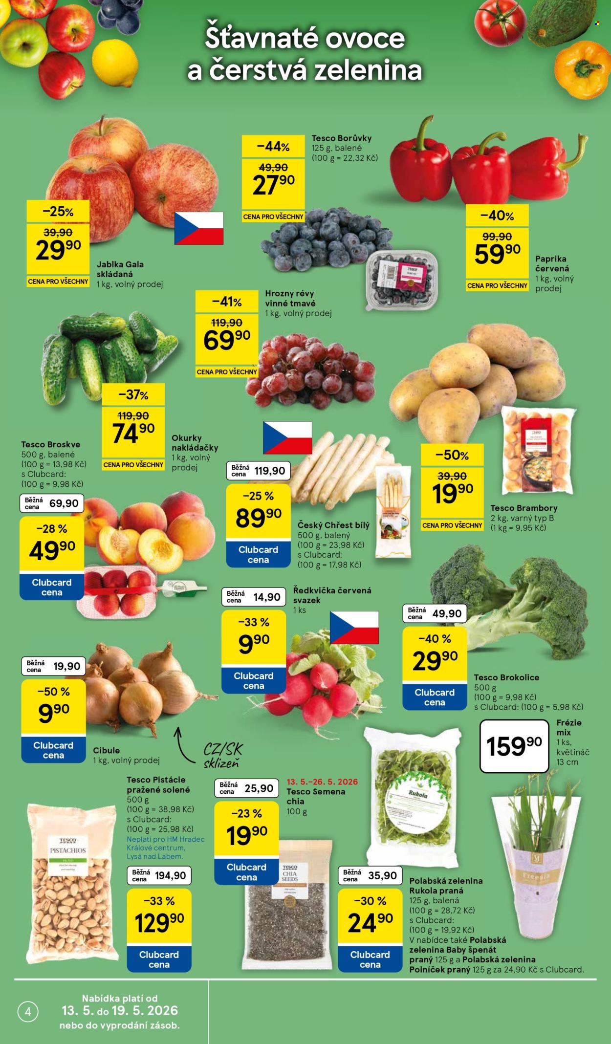 Leták TESCO - 13.5.2026 - 19.5.2026. Strana 4