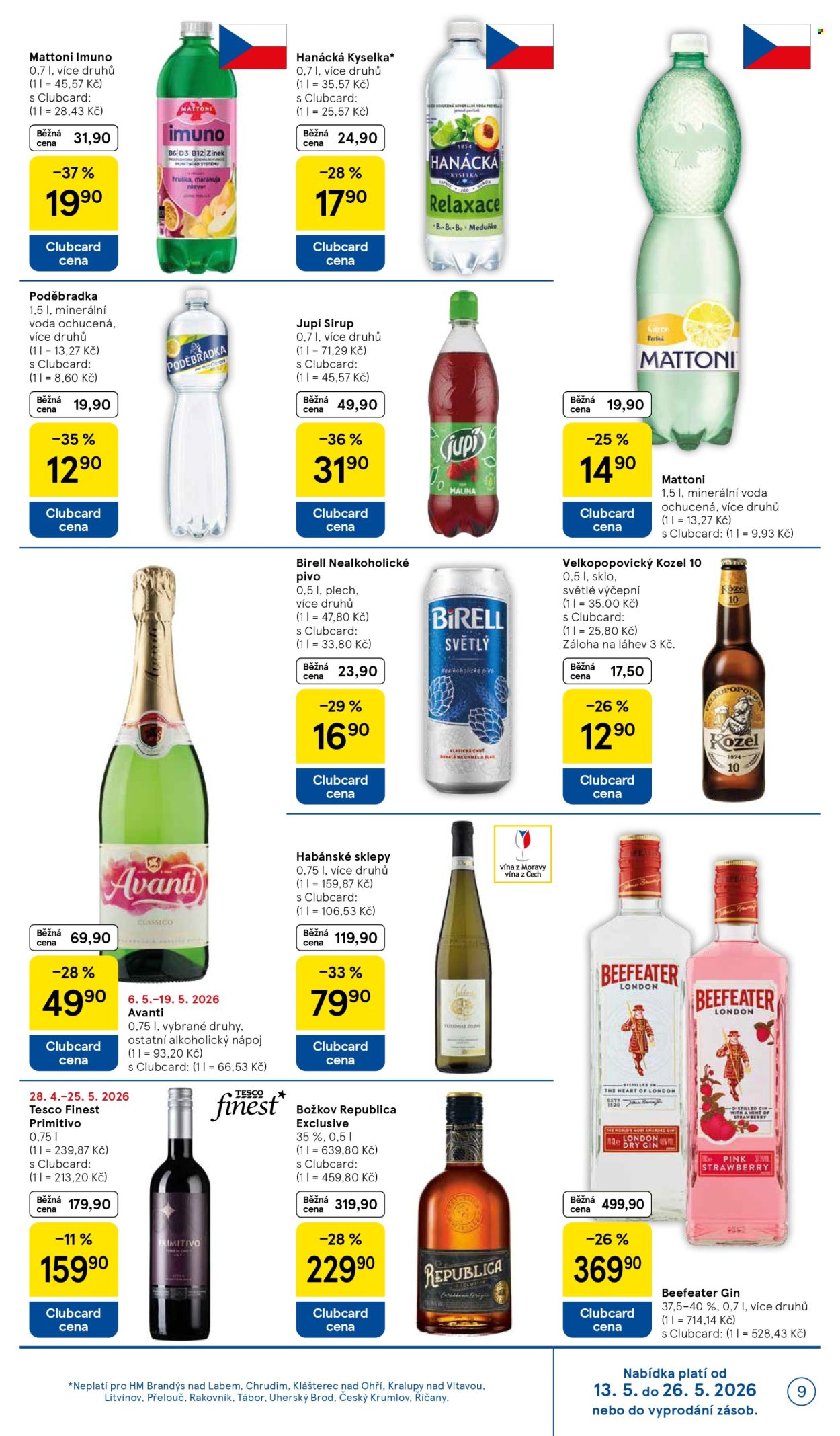 Leták TESCO - 13.5.2026 - 19.5.2026. Strana 9