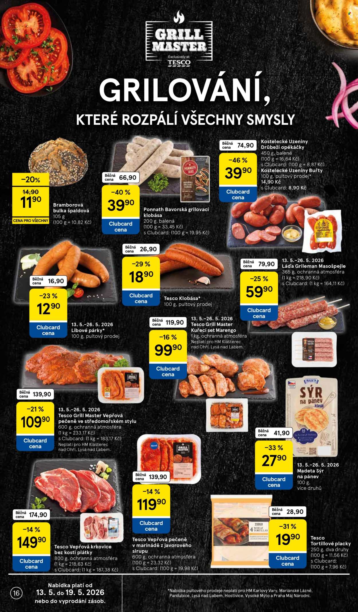 Leták TESCO - 13.5.2026 - 19.5.2026. Strana 16