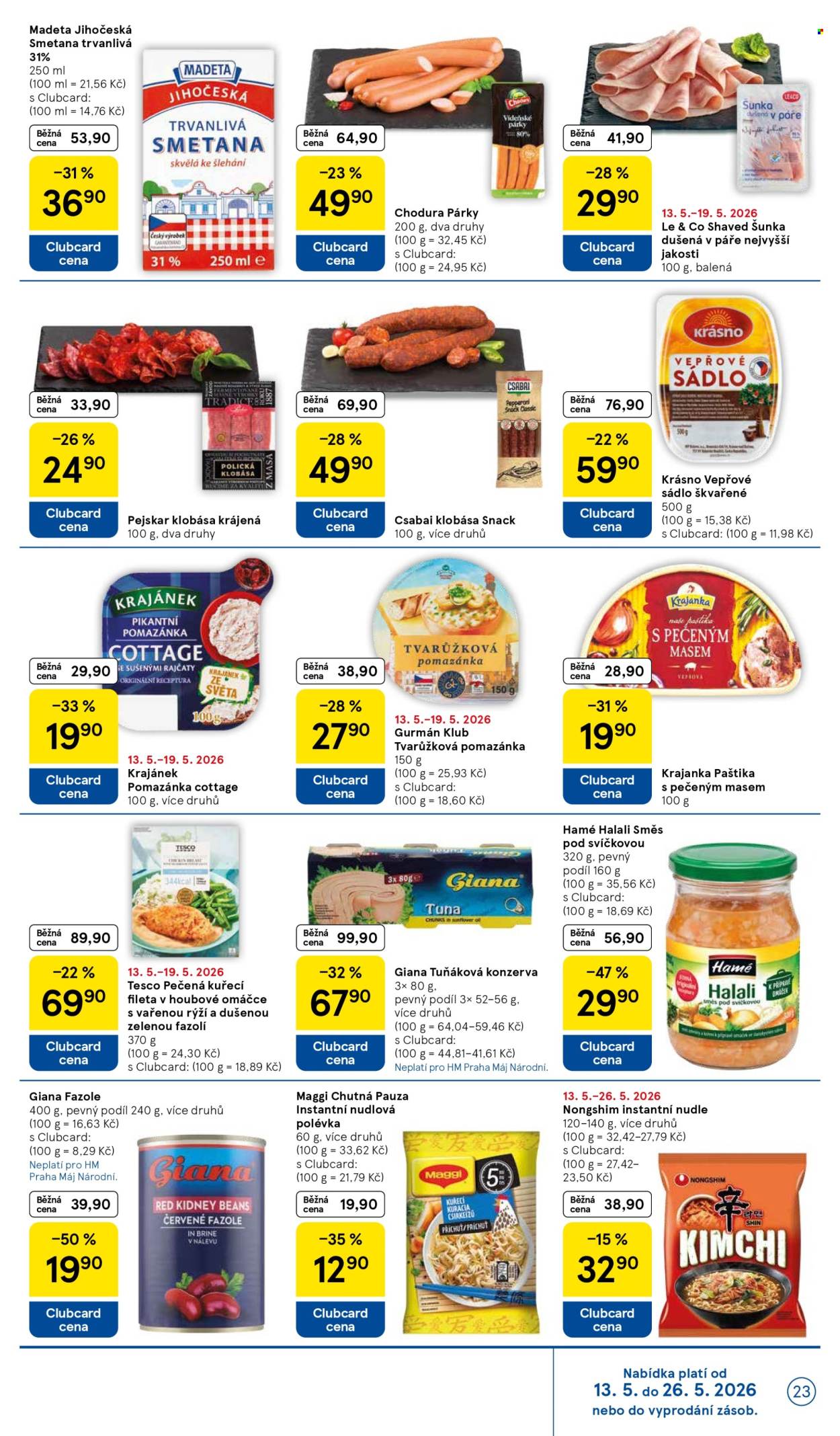 Leták TESCO - 13.5.2026 - 19.5.2026. Strana 23
