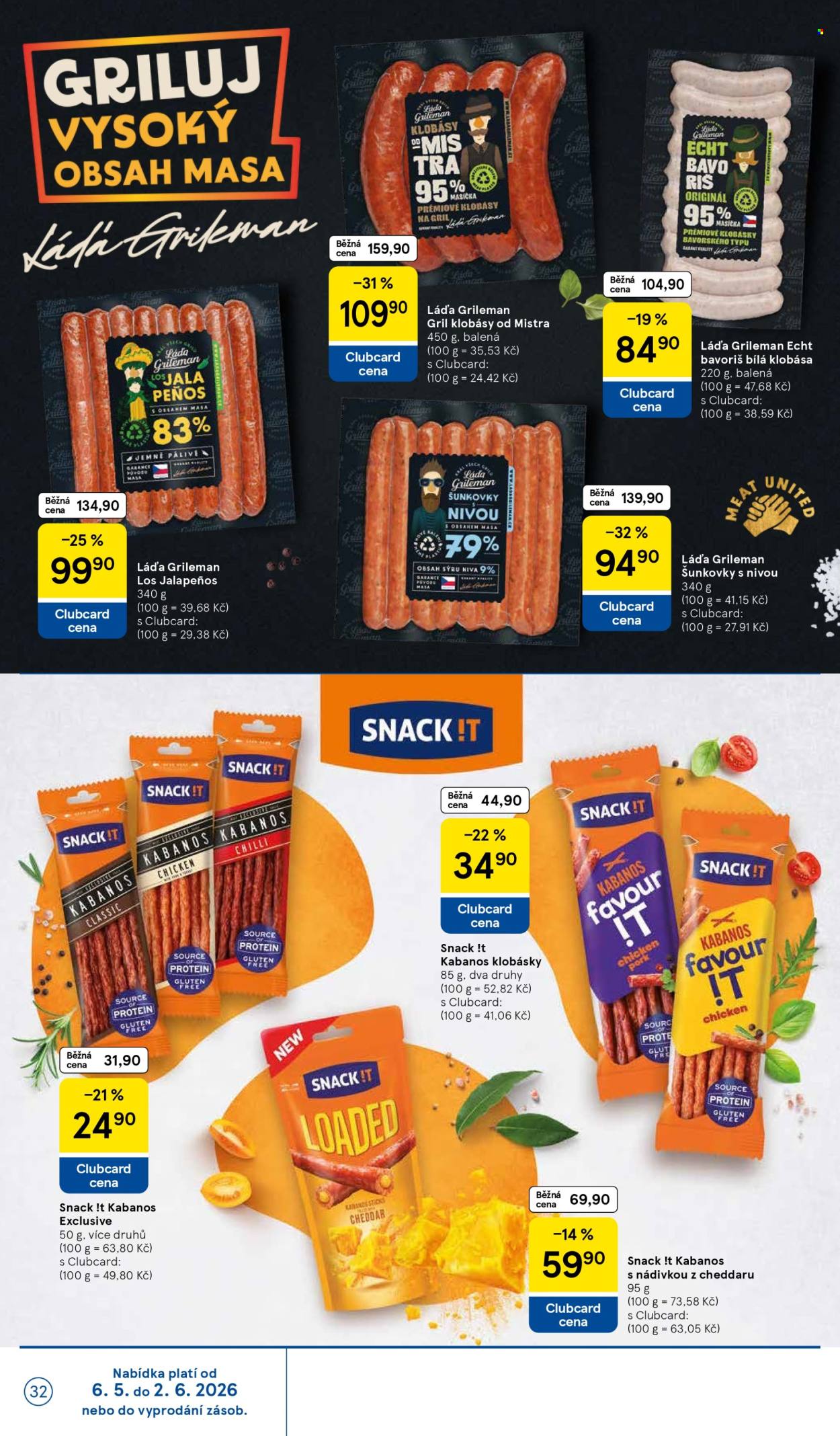 Leták TESCO - 13.5.2026 - 19.5.2026. Strana 32