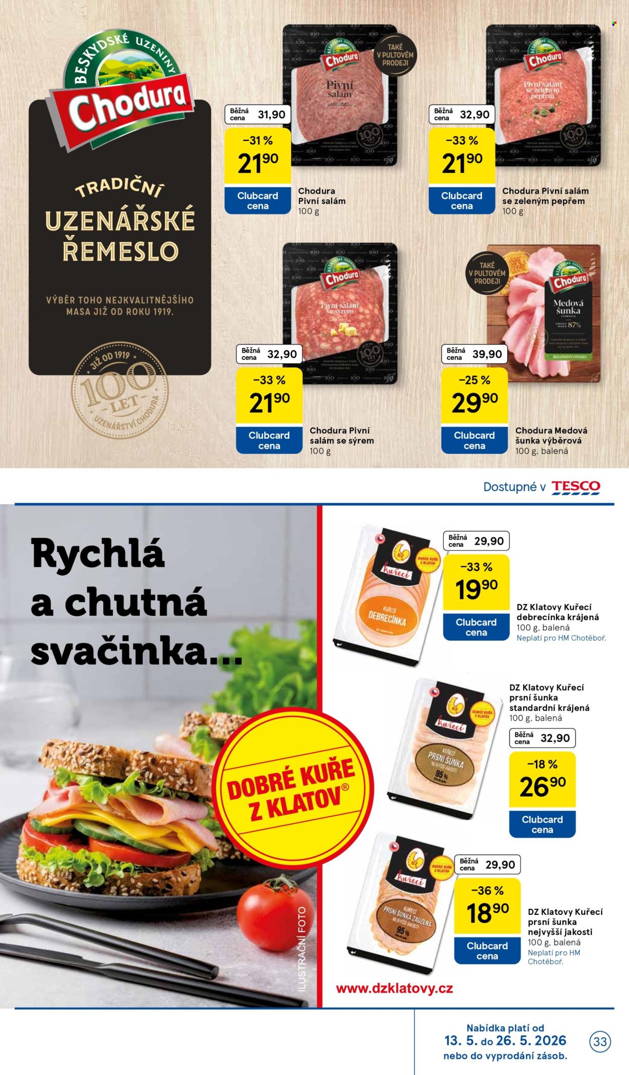 Leták TESCO - 13.5.2026 - 19.5.2026. Strana 33