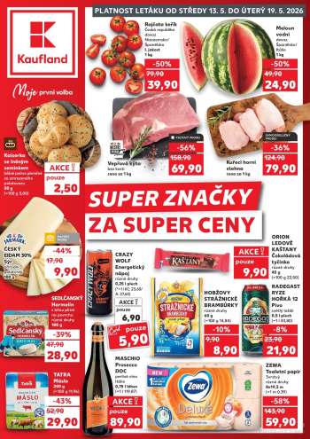Leták Kaufland - 13.5.2026 - 19.5.2026.