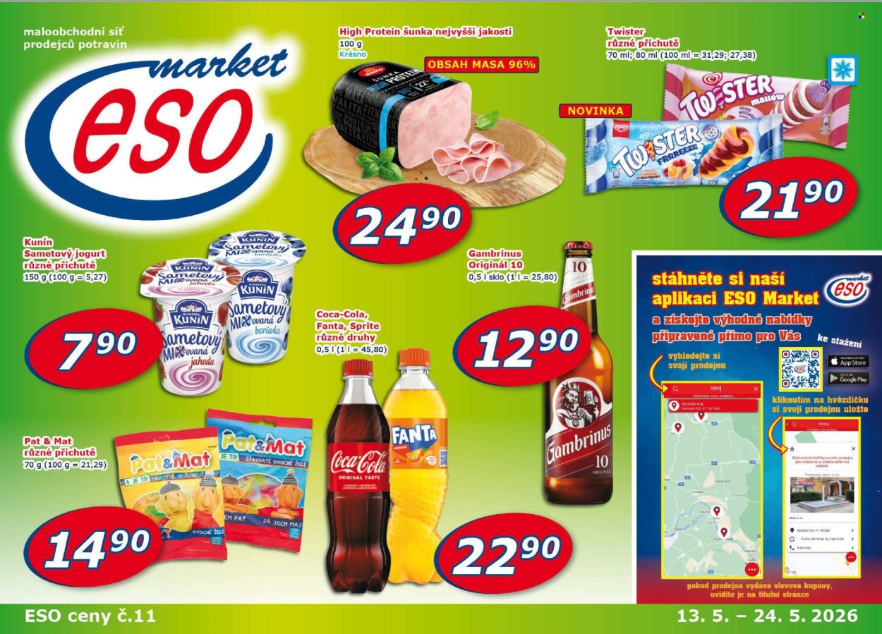 Leták ESO MARKET - 13.5.2026 - 24.5.2026. Strana 1