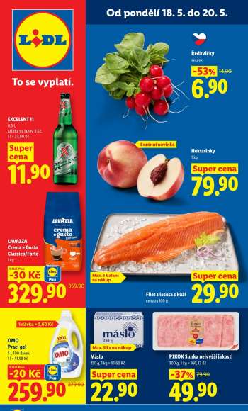 Leták Lidl - 18.5.2026 - 20.5.2026.