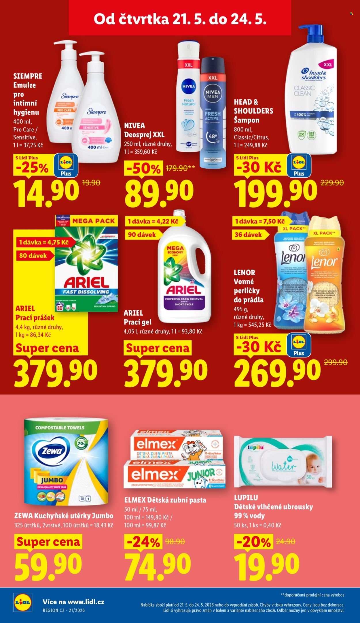 Leták Lidl - 21.5.2026 - 24.5.2026. Strana 36