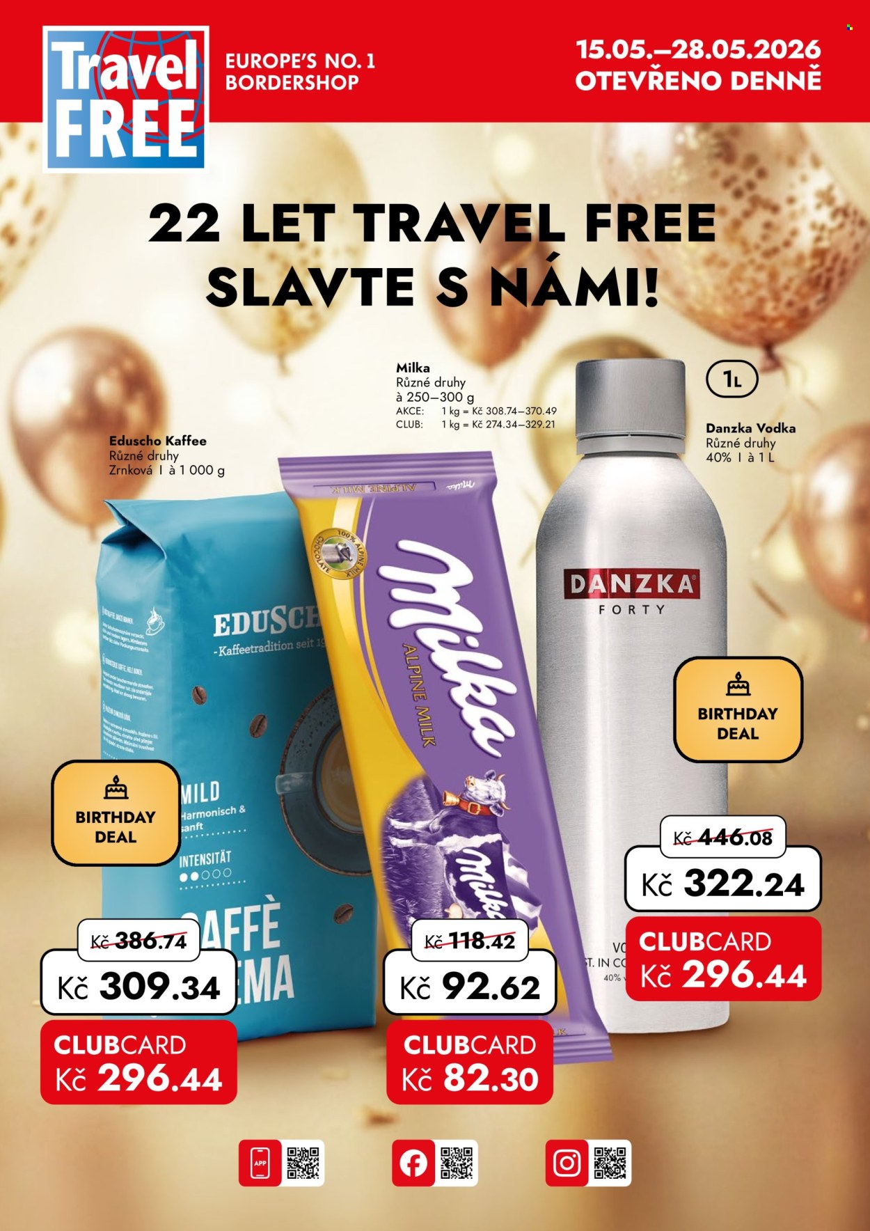 Leták Travel FREE - 15.5.2026 - 28.5.2026. Strana 1
