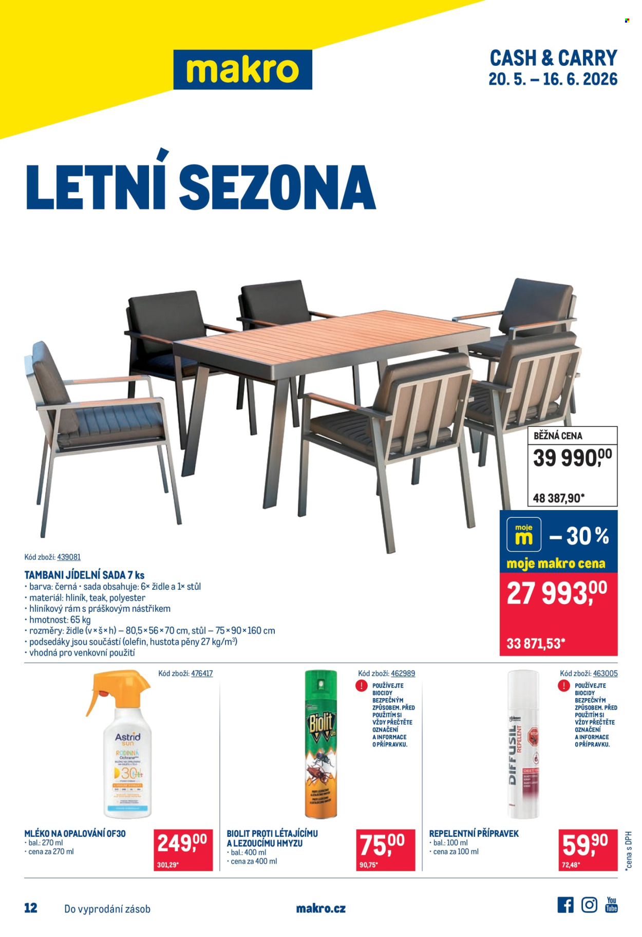Leták MAKRO - 20.5.2026 - 16.6.2026. Strana 1
