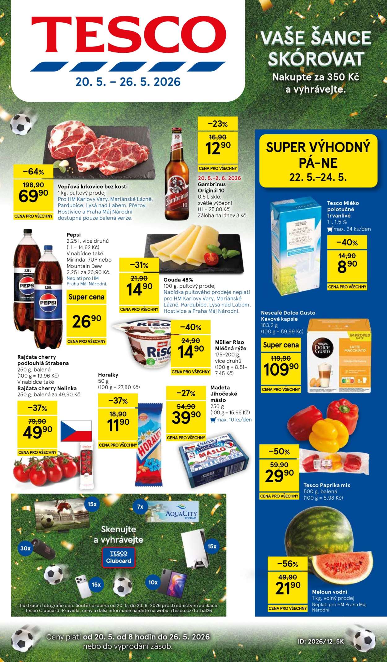 Leták TESCO - 20.5.2026 - 26.5.2026. Strana 1