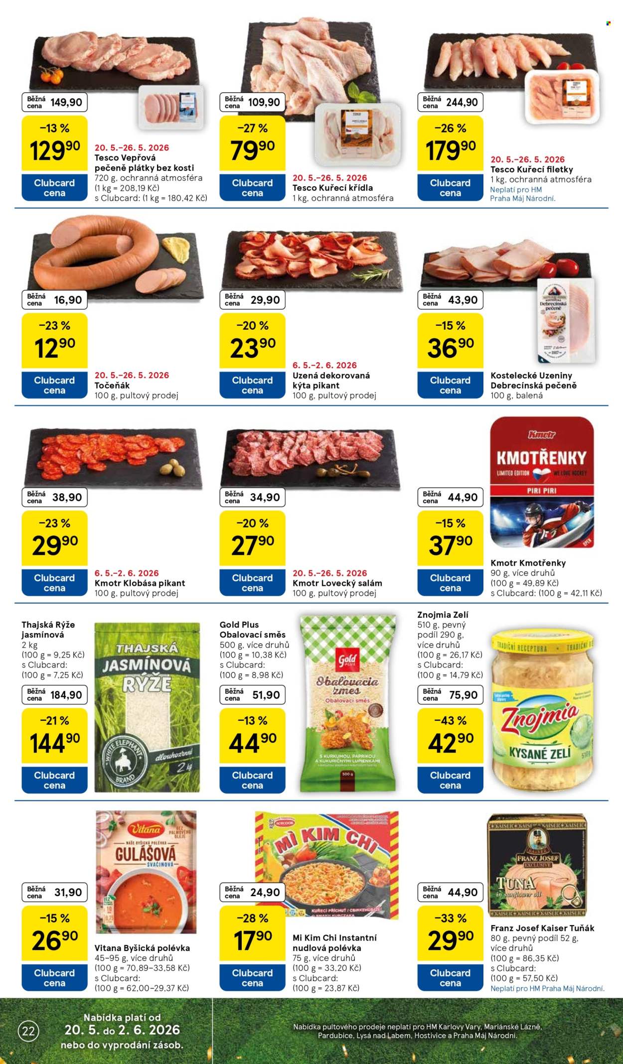 Leták TESCO - 20.5.2026 - 26.5.2026. Strana 22