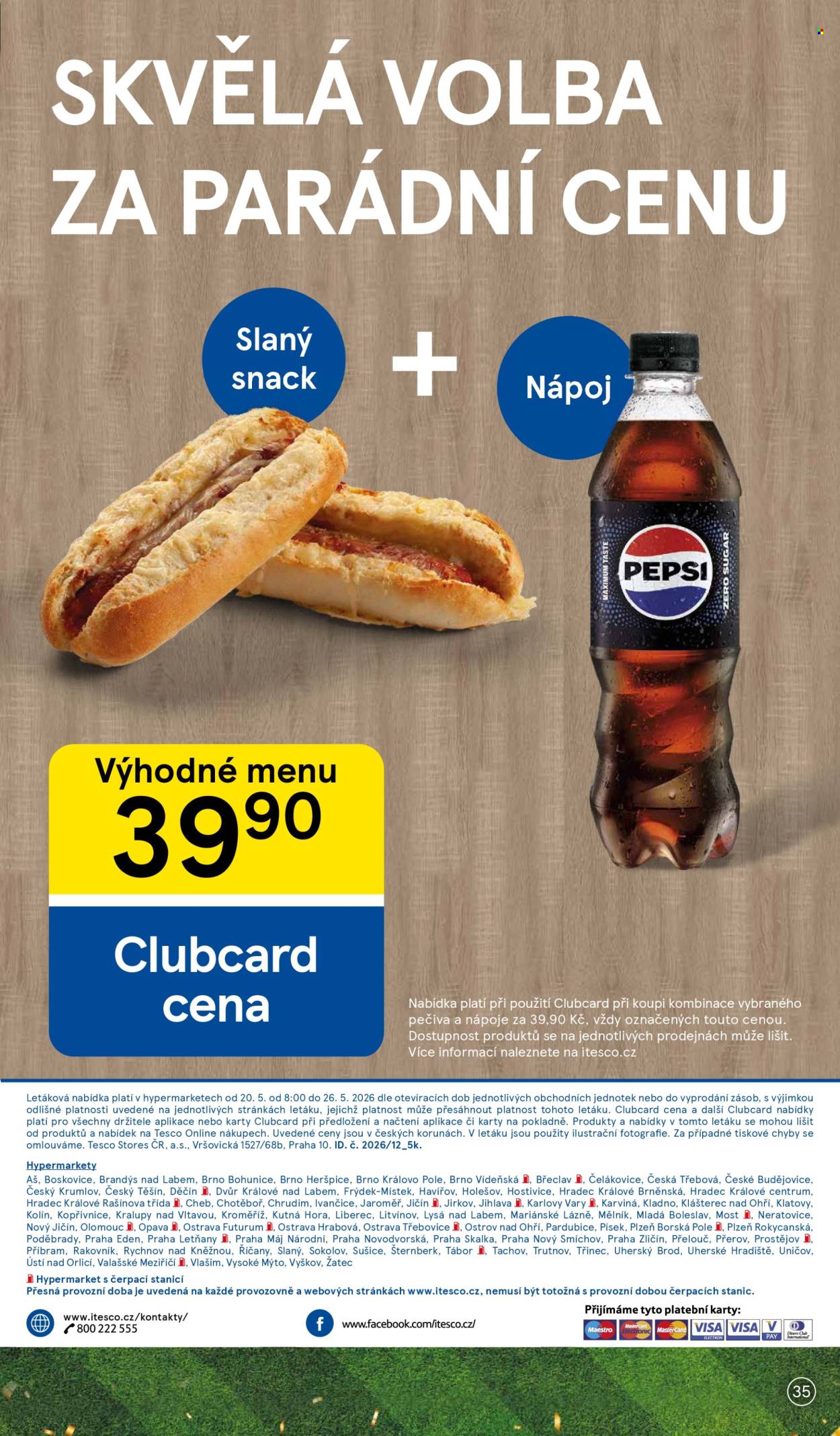 Leták TESCO - 20.5.2026 - 26.5.2026. Strana 35