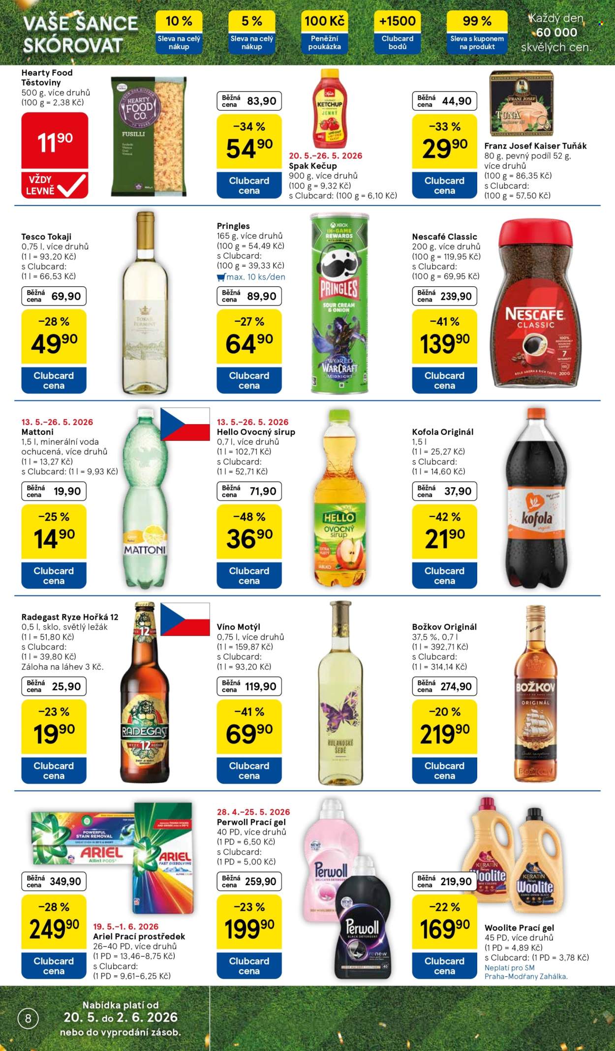 Leták TESCO supermarket - 20.5.2026 - 26.5.2026. Strana 8