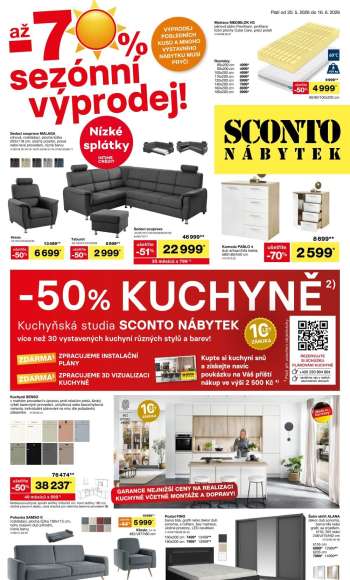 Leták SCONTO NÁBYTEK - 20.5.2026 - 16.6.2026.