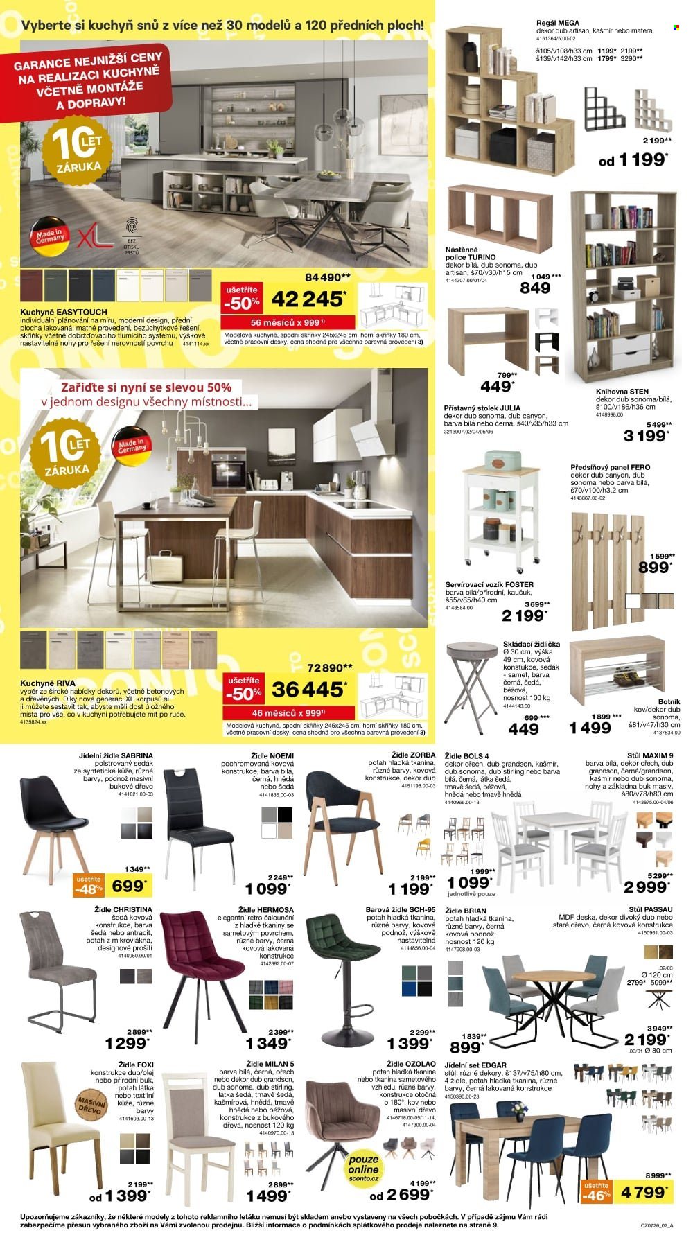Leták SCONTO NÁBYTEK - 20.5.2026 - 16.6.2026. Strana 2