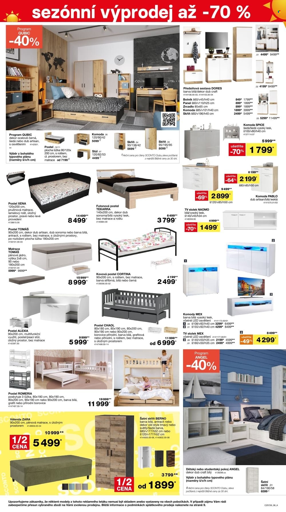 Leták SCONTO NÁBYTEK - 20.5.2026 - 16.6.2026. Strana 8