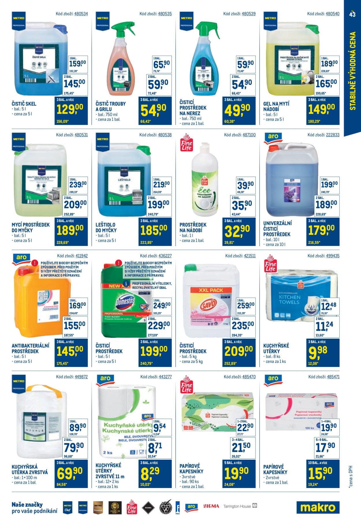 Leták MAKRO. Strana 43