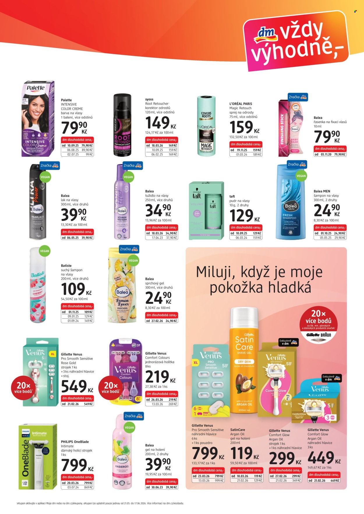 Leták dm drogerie - 21.5.2026 - 17.6.2026. Strana 3