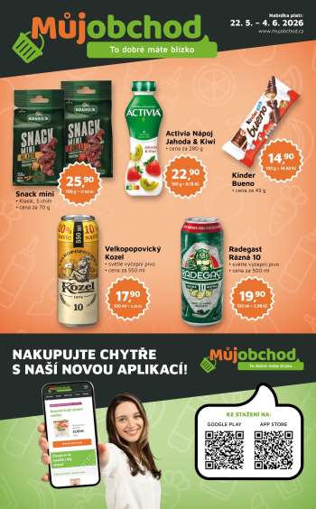 Leták Můj obchod - 22.5.2026 - 4.6.2026.