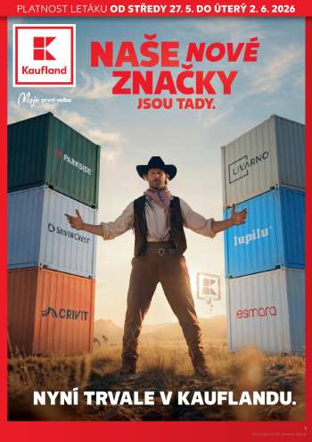 Leták Kaufland - 27.5.2026 - 2.6.2026.