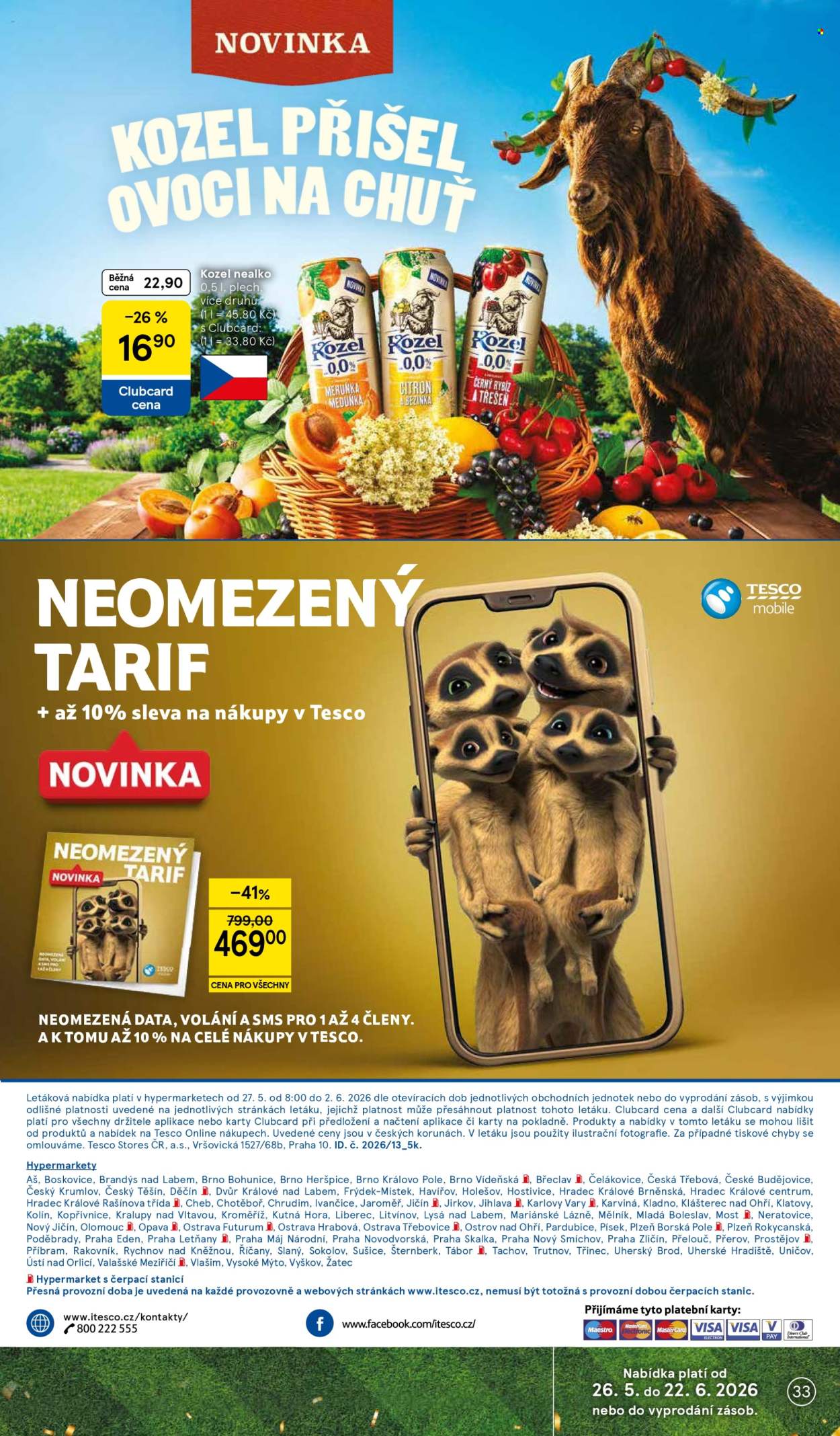 Leták TESCO - 27.5.2026 - 2.6.2026. Strana 33