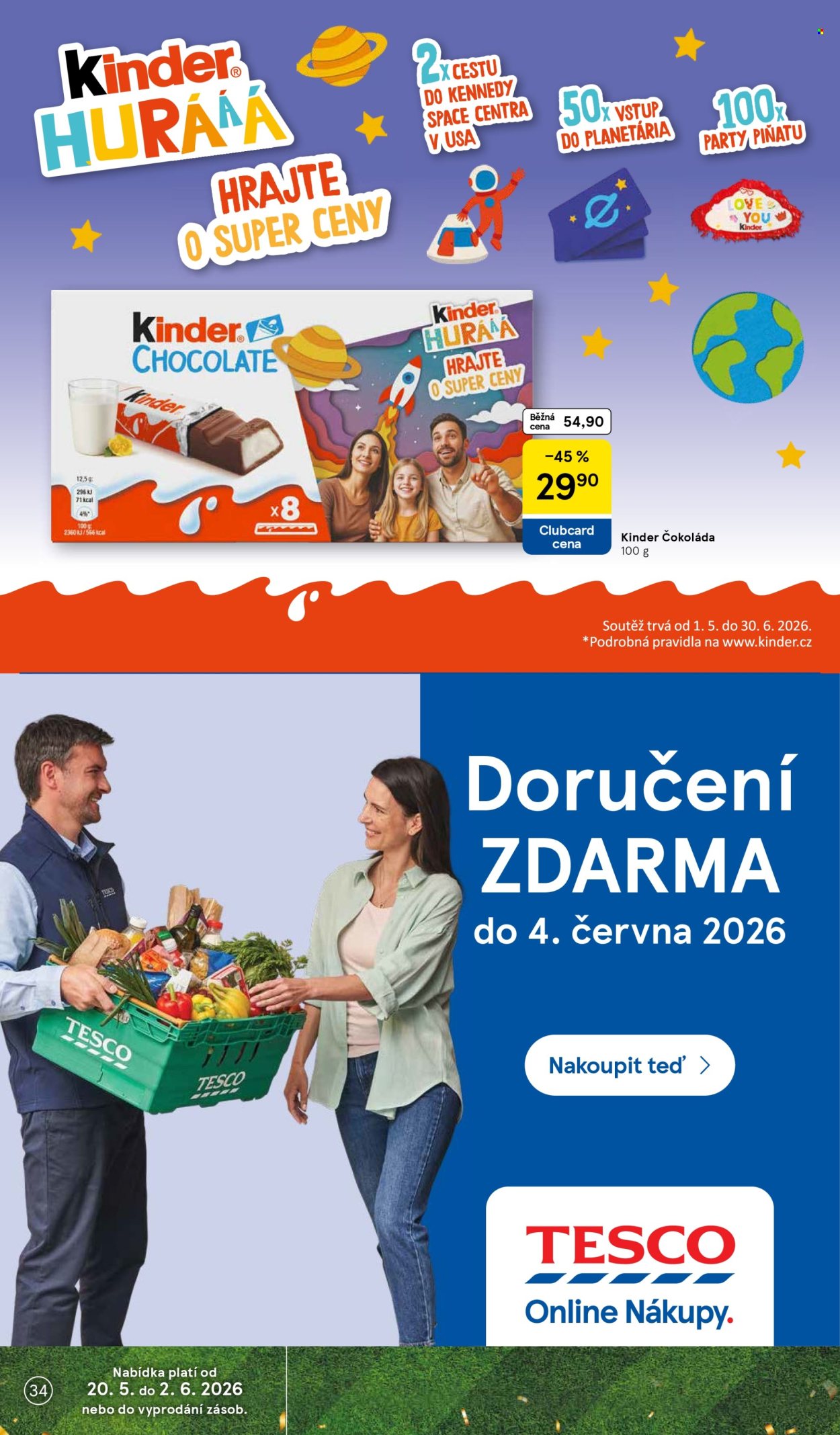 Leták TESCO - 27.5.2026 - 2.6.2026. Strana 34
