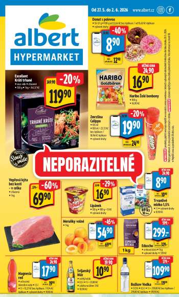 Leták Albert Hypermarket - 27.5.2026 - 2.6.2026.