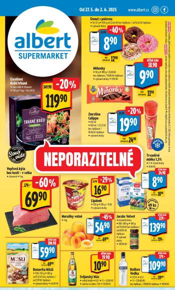 Leták Albert Supermarket - 27.5.2026 - 2.6.2026.