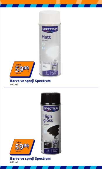 thumbnail - Barva ve spreji Spectrum