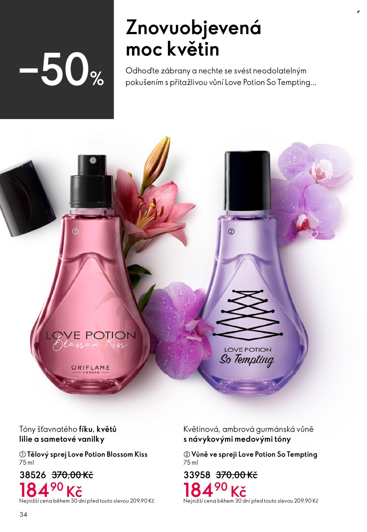 Leták ORIFLAME - 27.5.2026 - 16.6.2026. Strana 34