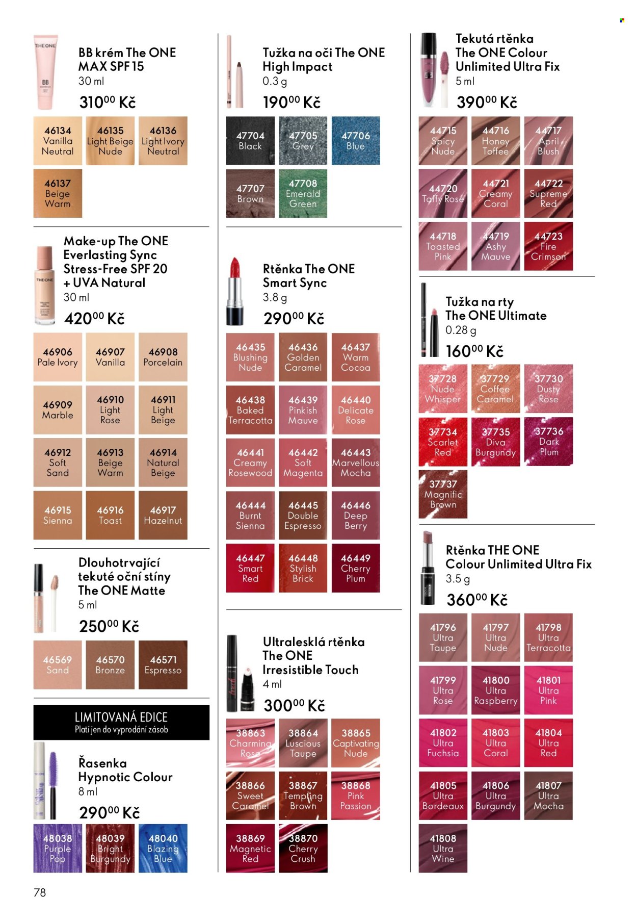 Leták ORIFLAME - 27.5.2026 - 16.6.2026. Strana 78