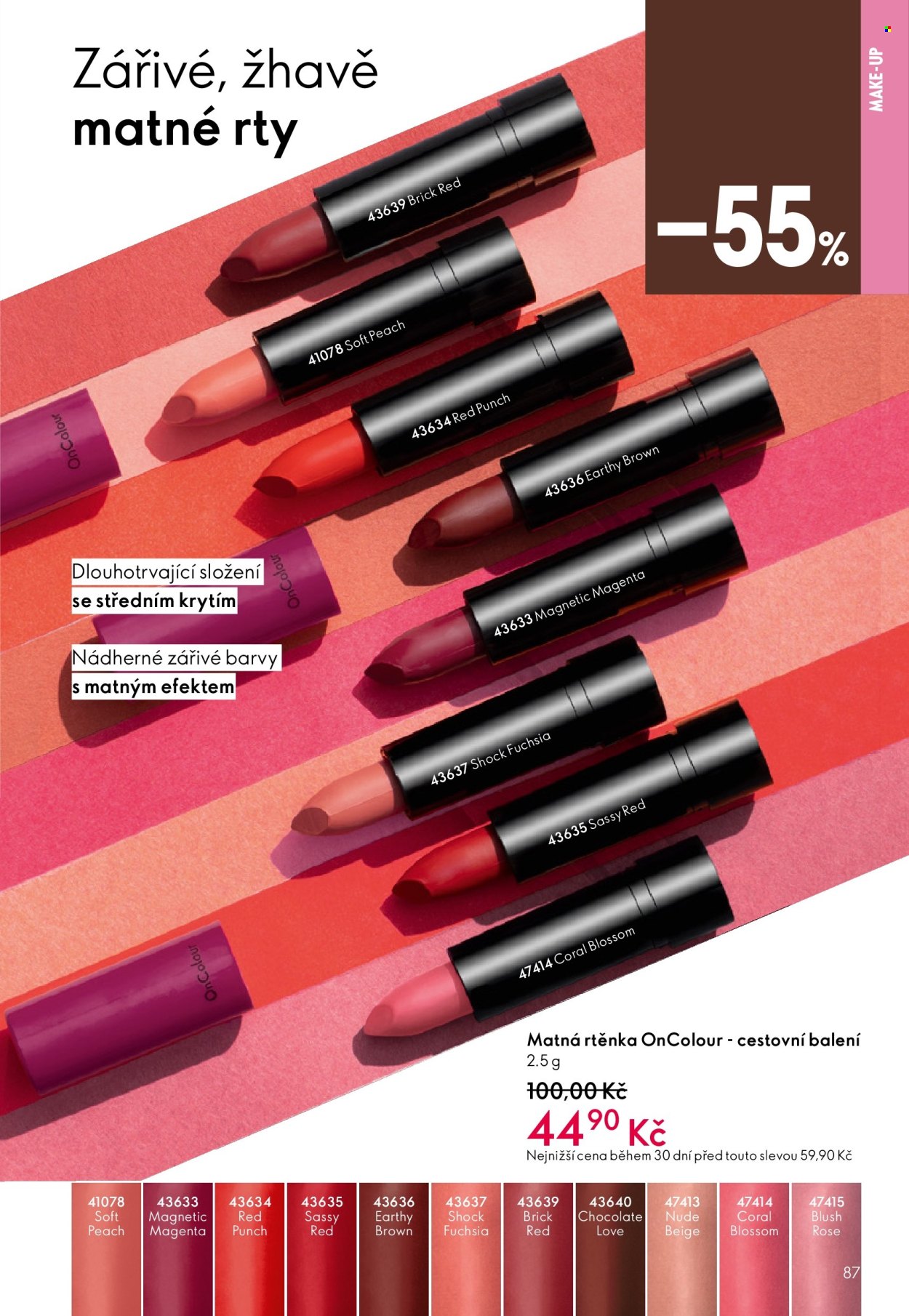 Leták ORIFLAME - 27.5.2026 - 16.6.2026. Strana 87