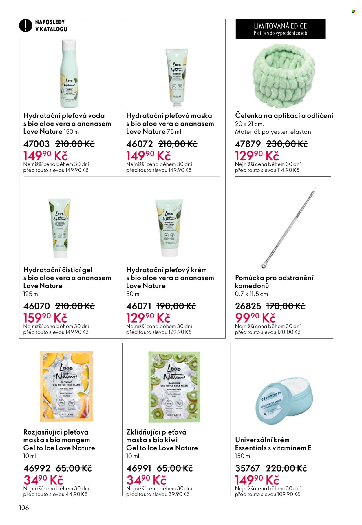Leták ORIFLAME - 27.5.2026 - 16.6.2026. Strana 106