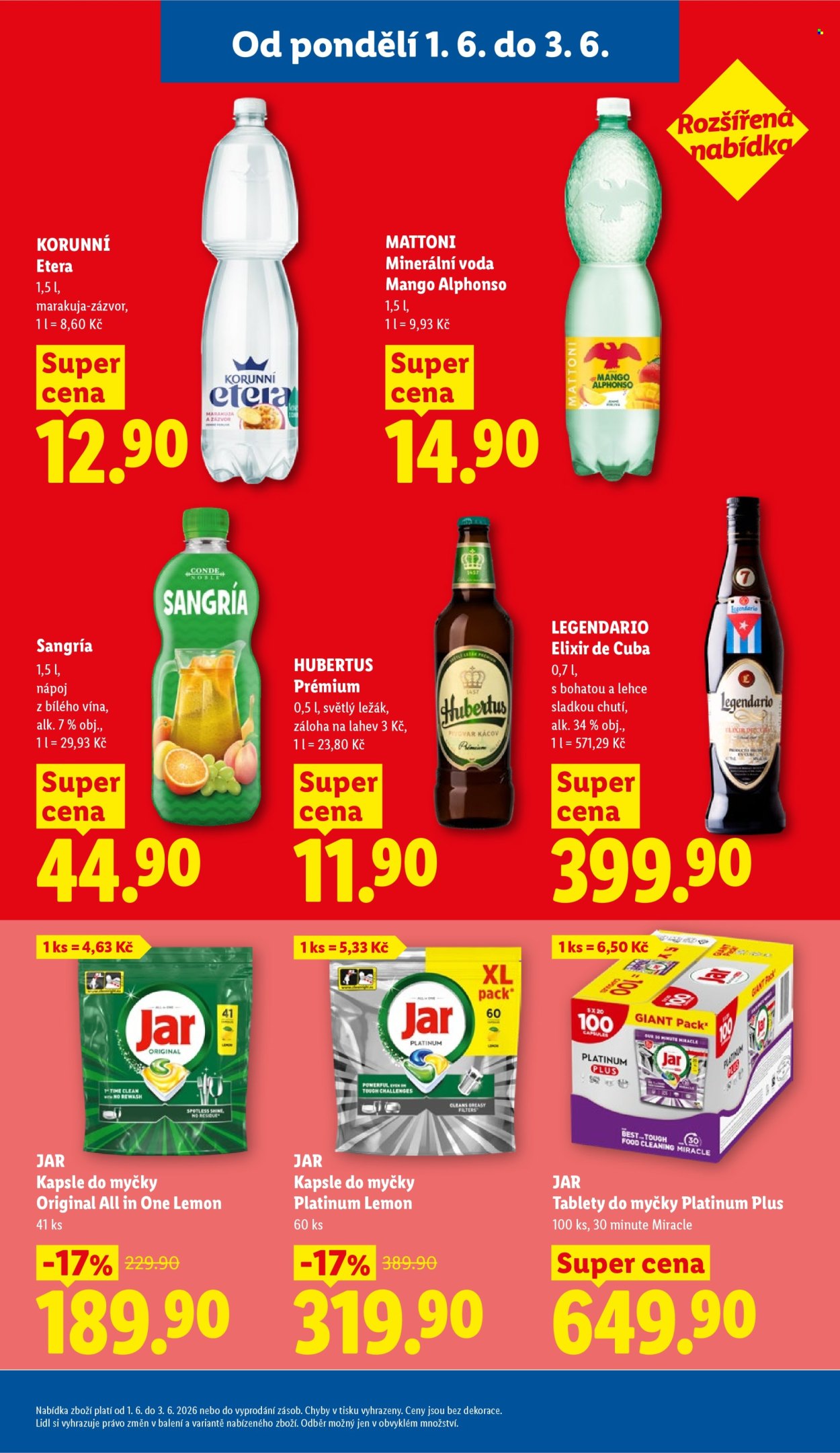 Leták Lidl - 1.6.2026 - 3.6.2026. Strana 26