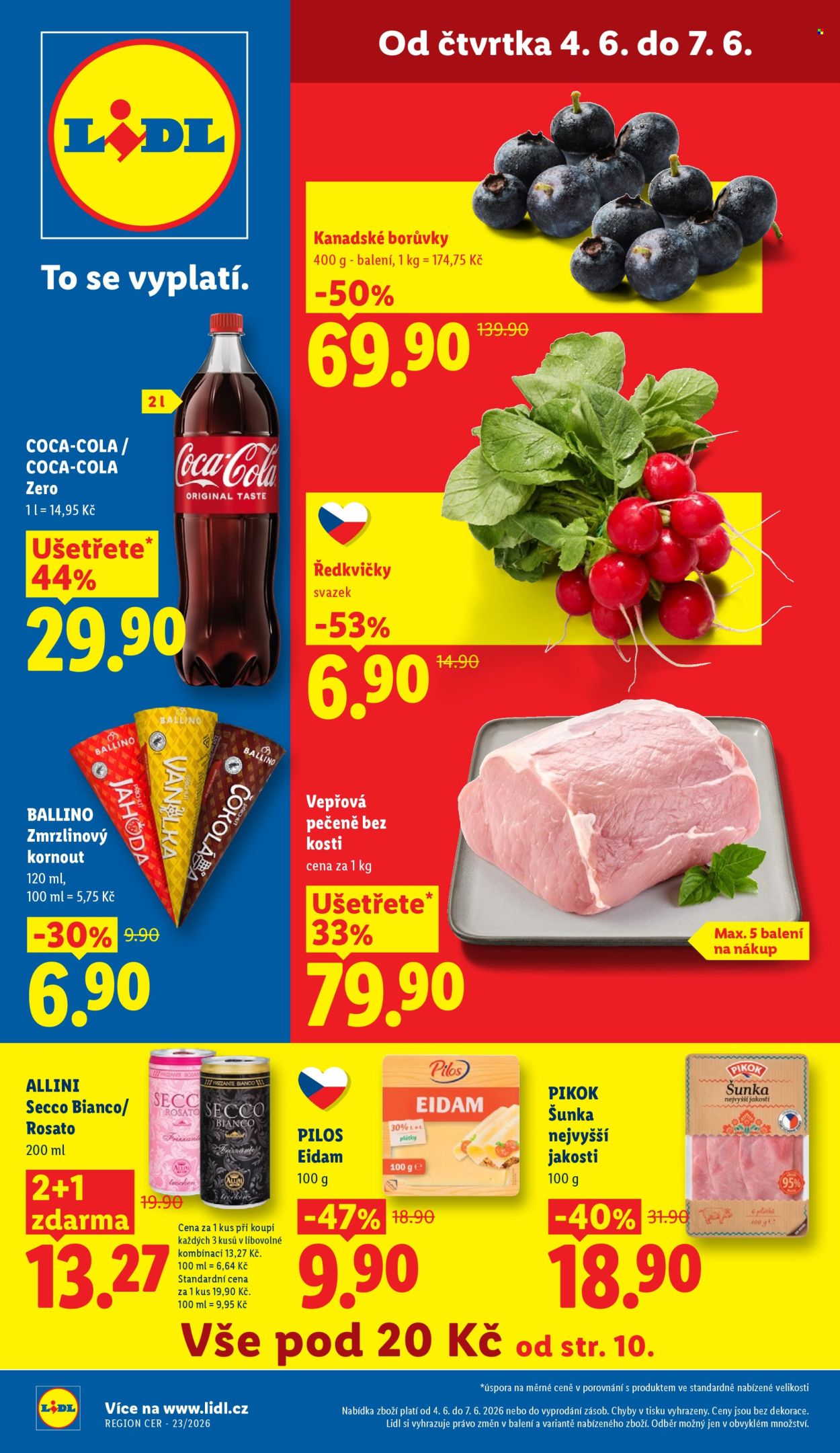 Leták Lidl - 4.6.2026 - 7.6.2026. Strana 1