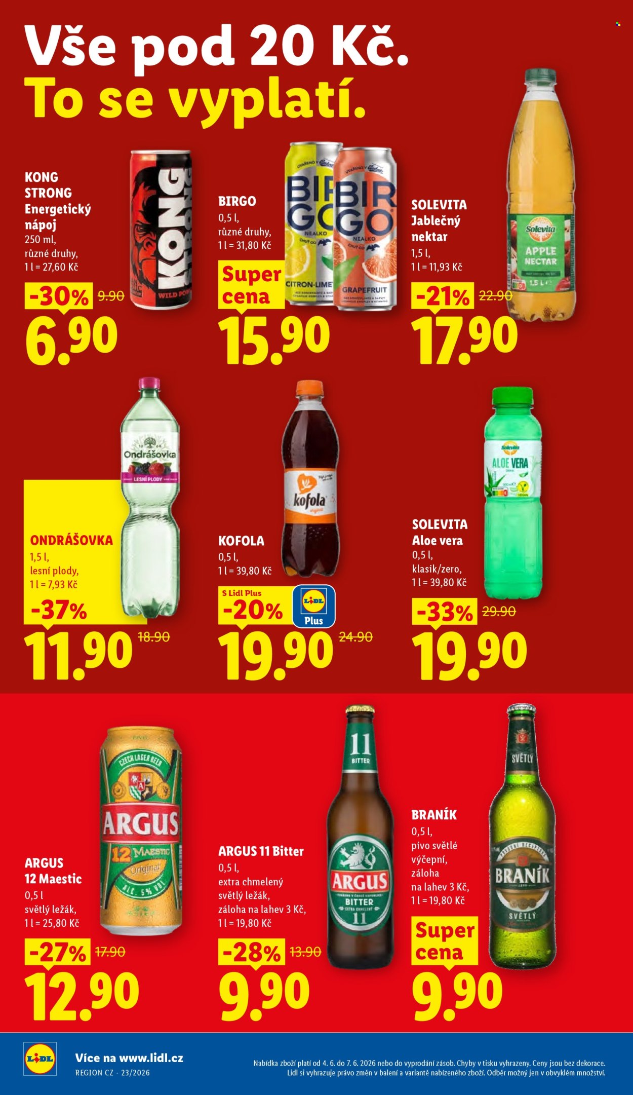 Leták Lidl - 4.6.2026 - 7.6.2026. Strana 20