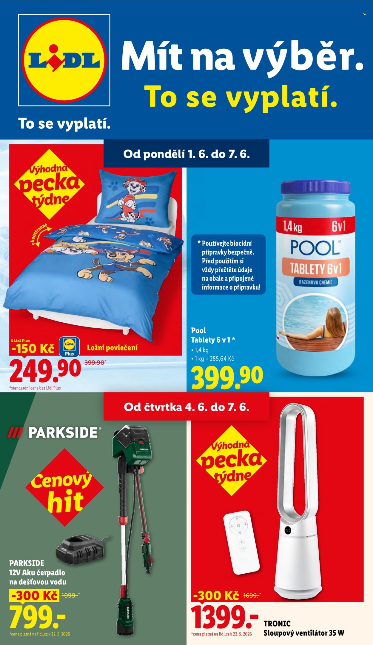 Leták Lidl - 1.6.2026 - 7.6.2026. Strana 1