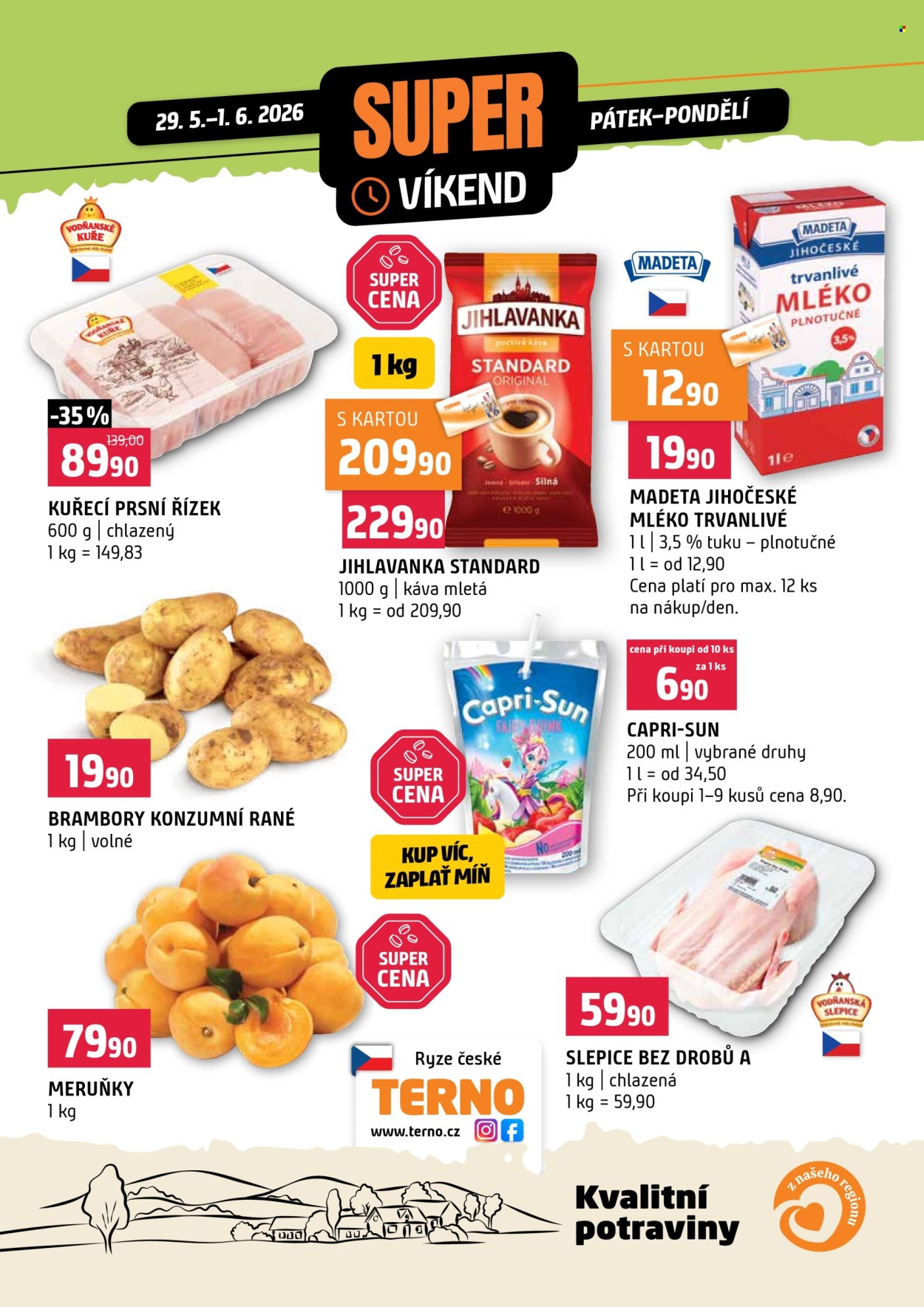 Leták coop TERNO - 29.5.2026 - 1.6.2026. Strana 1
