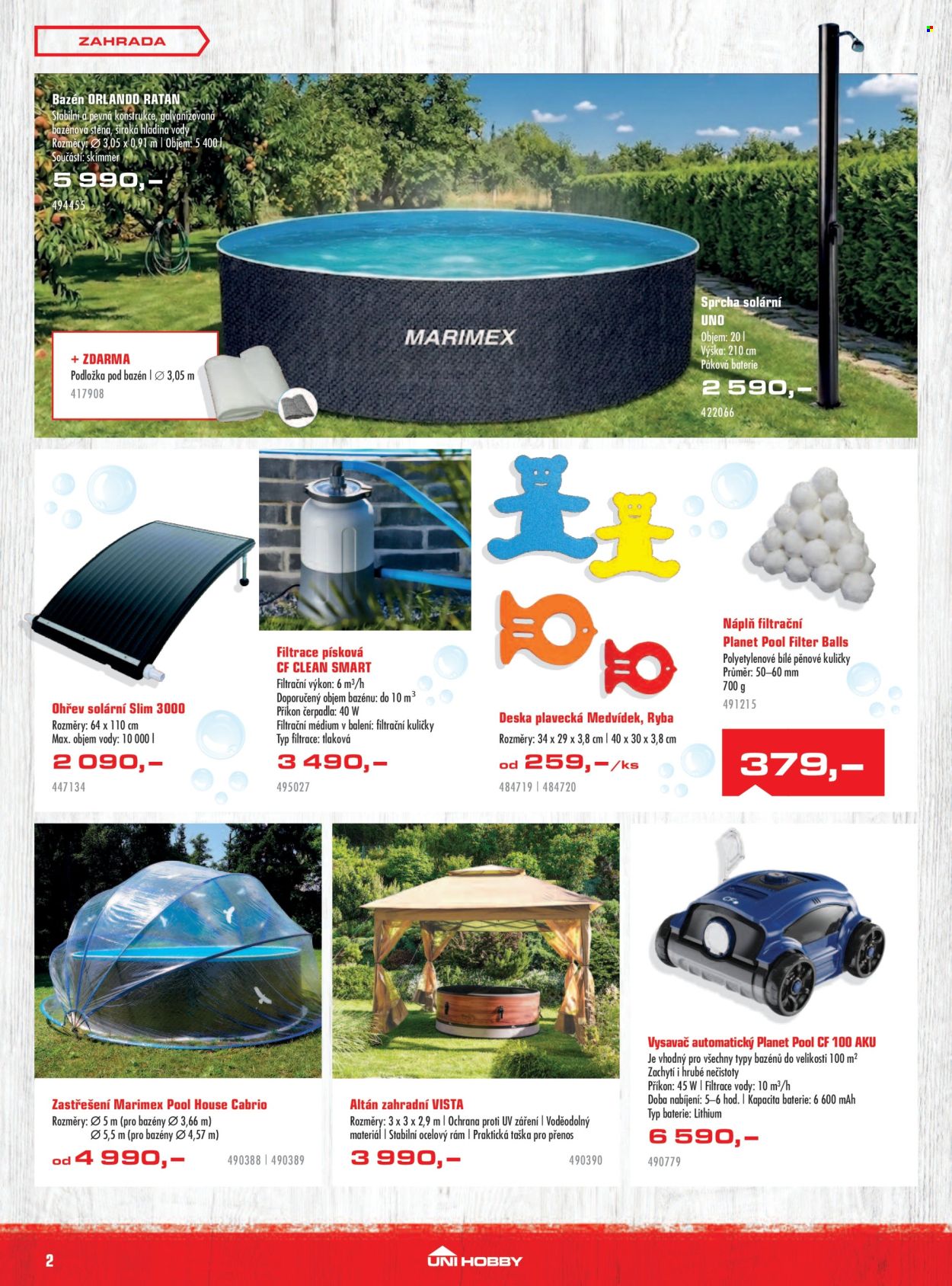 Leták UNI HOBBY - 28.5.2026 - 28.6.2026. Strana 2