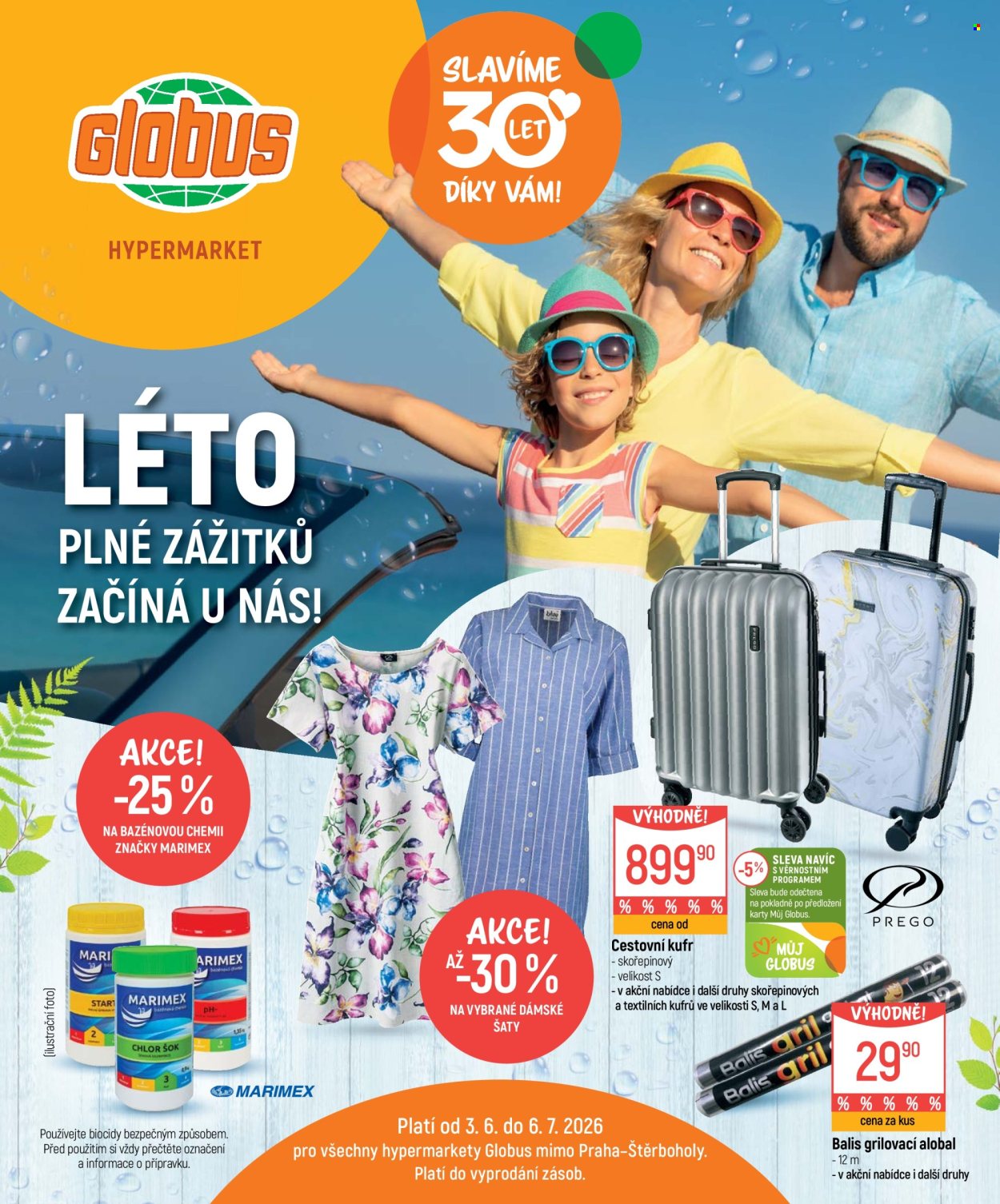 Leták Globus - 3.6.2026 - 6.7.2026. Strana 1