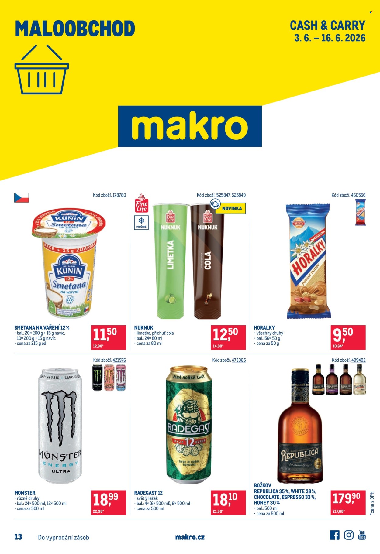 Leták MAKRO - 3.6.2026 - 16.6.2026. Strana 1