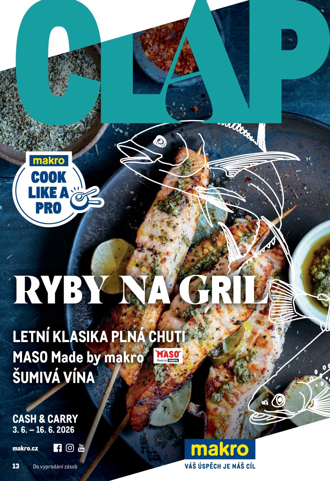 Leták MAKRO - 3.6.2026 - 16.6.2026. Strana 1
